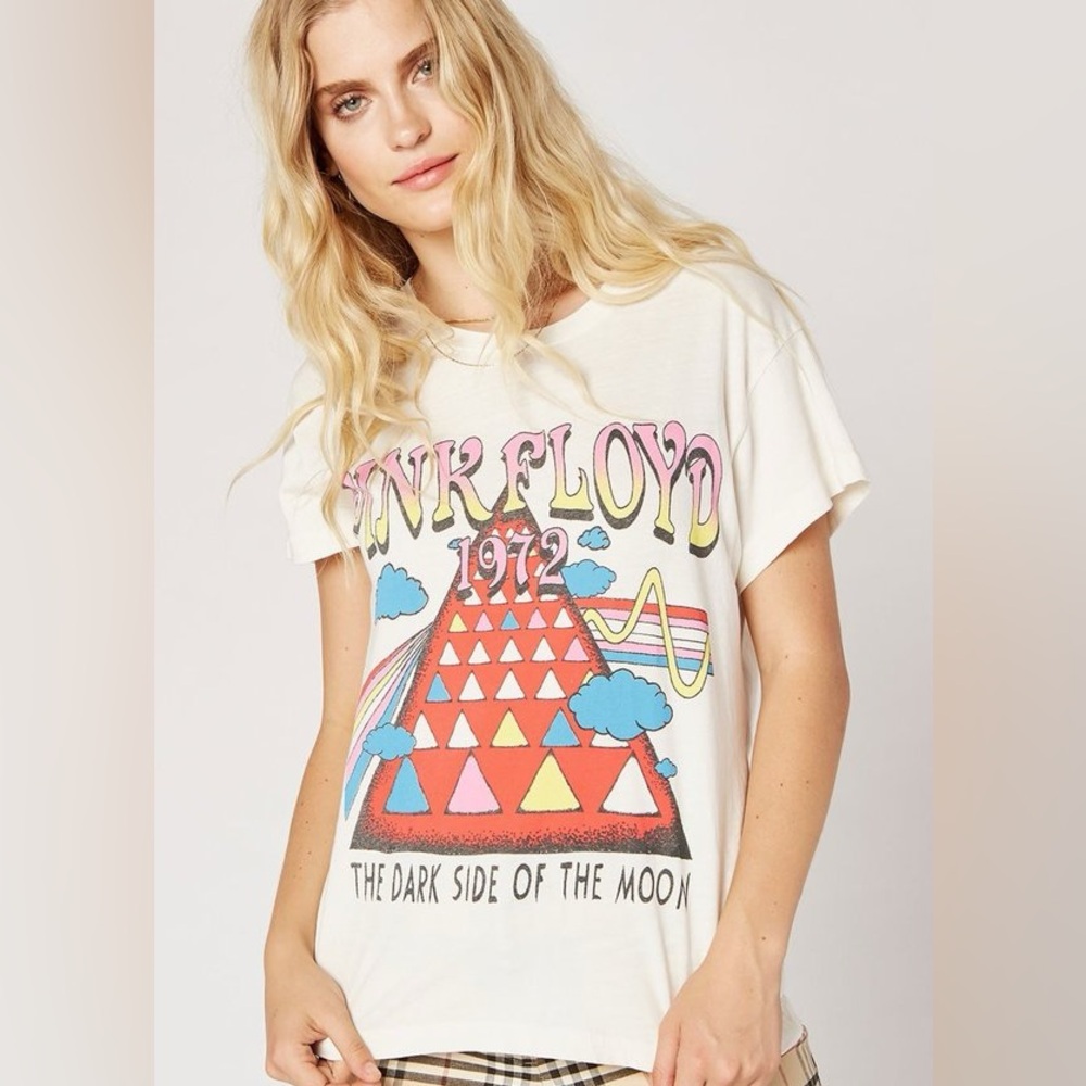 Daydreamer Pink Floyd Graphic Cream Tee
